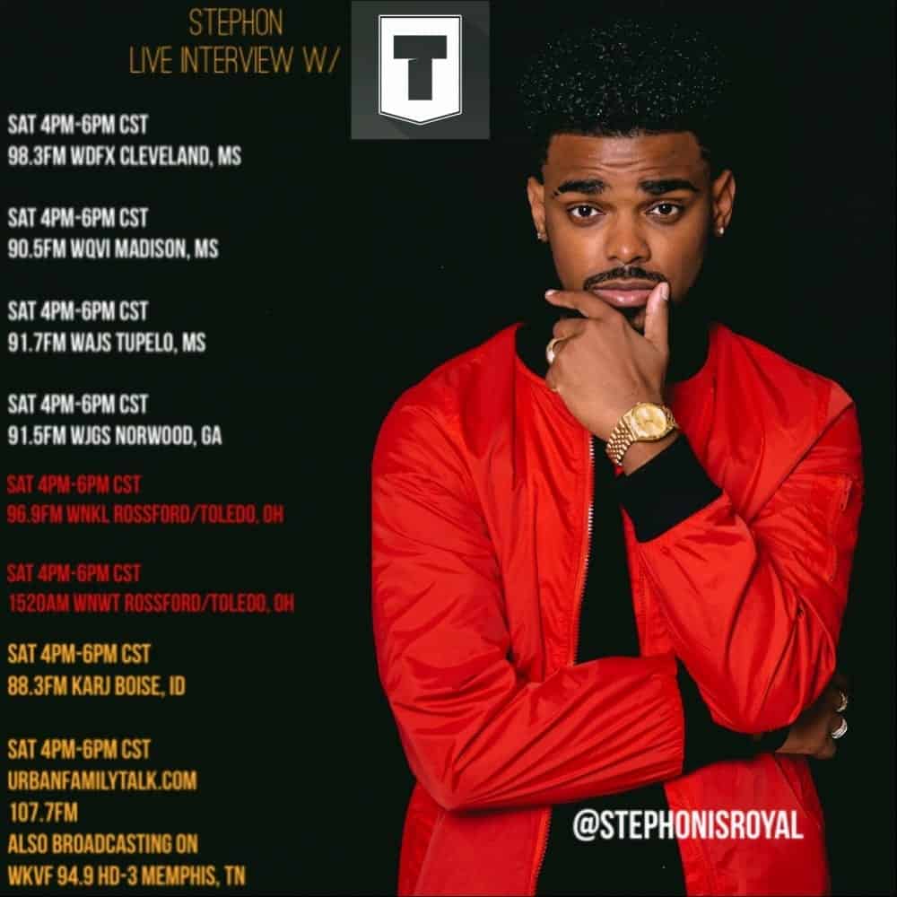 Tune In Today |Stephon Field Interview| @stephonisroyal @trackstarz