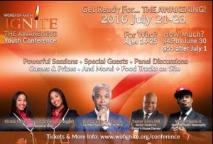 Purchase Your Tickets TODAY for Ignite “The Awakening” Youth Conference 2016 (@BishopBronner @PWILLIE1 @PastorChrisHill @jonmcreynolds @KristieBronner @KirstieBronner)