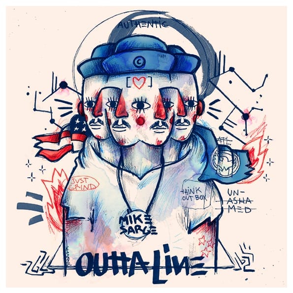 Mike Sarge Announces New Album Release, Cover Art, And Tracklisting ‘Outta Line’| Music News | @mike_sarge @trackstarz