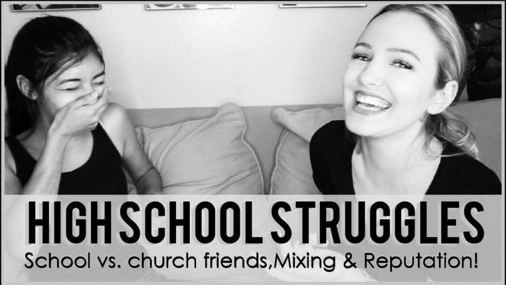High School Struggles: School Vs. Church Friends, Mixing Them & Reputation| Vlog| @itshillaryjane @trackstarz