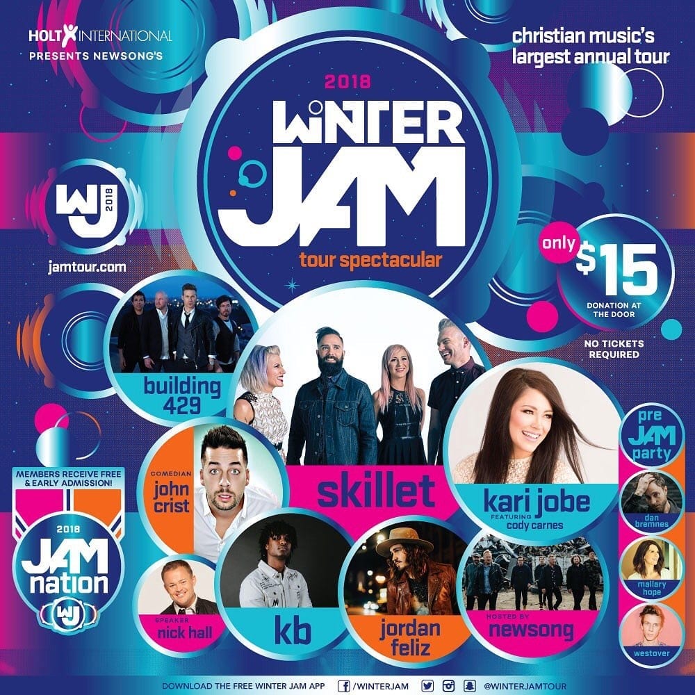 Winter Jam Unveils Line Up For Winter Jam East 2018 | @winterjamtour @kb_hga @trackstarz