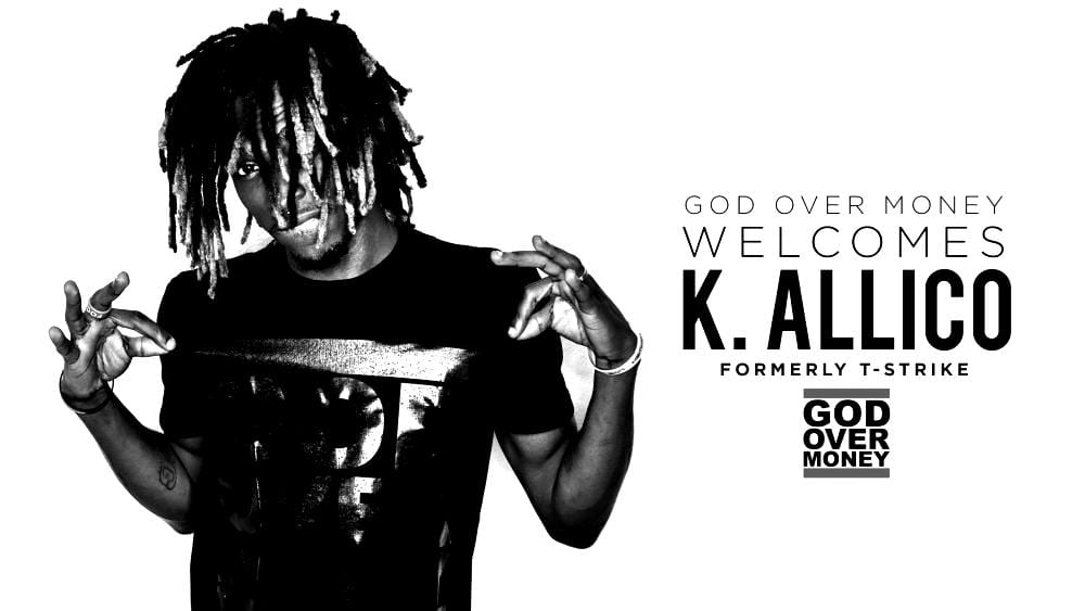 God Over Money Drops K. Allico Introduction Freestyle | @tstrike229 @mynameisbizzle @trackstarz