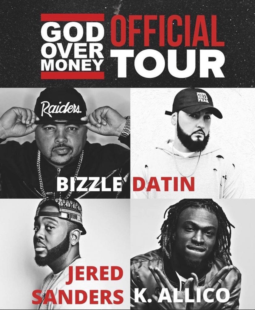 God Over Money Tour | @mynameisbizzle @datin_tripled @jeredsanders @k_allico
