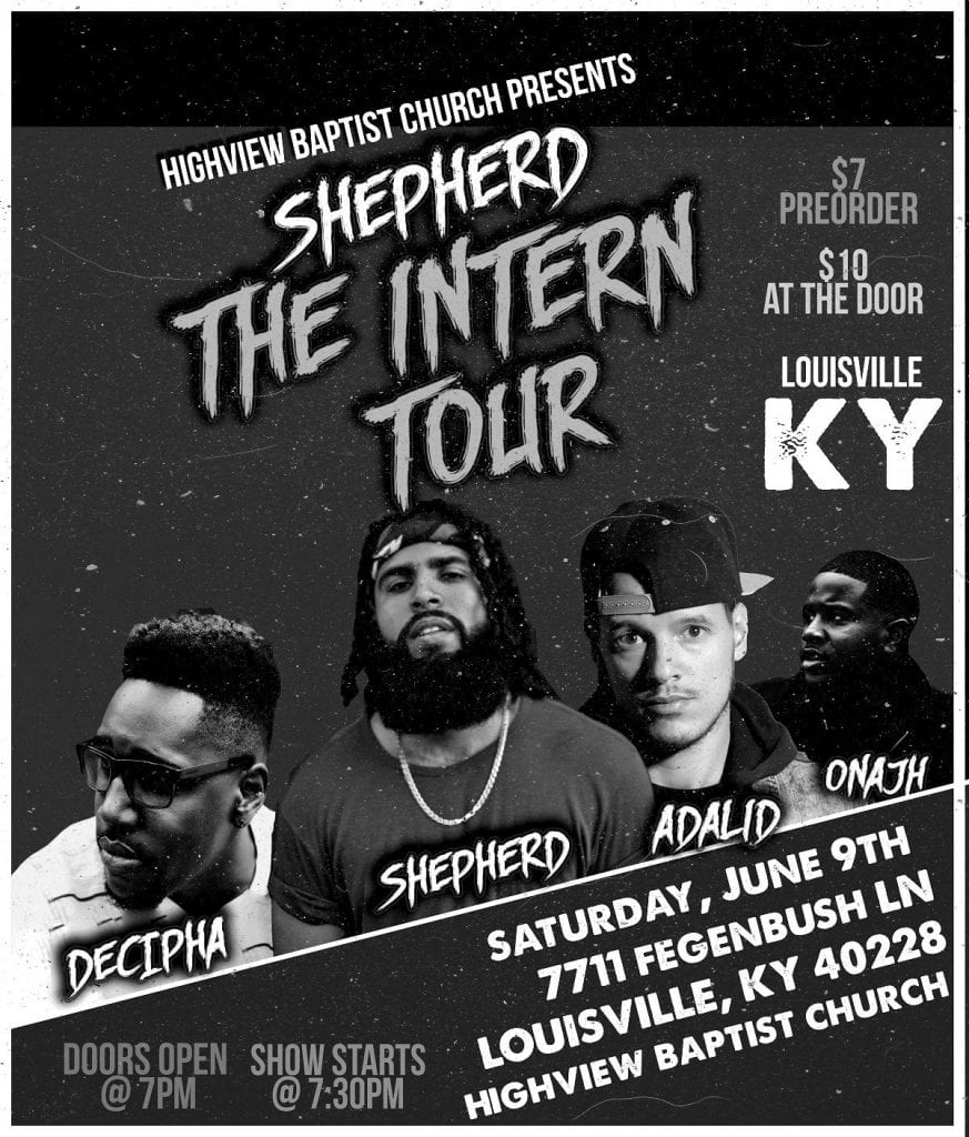 Shepherd The Intern Tour Interview And Event Write Up | @shepherd_music @trackstarz @kennyfresh1025