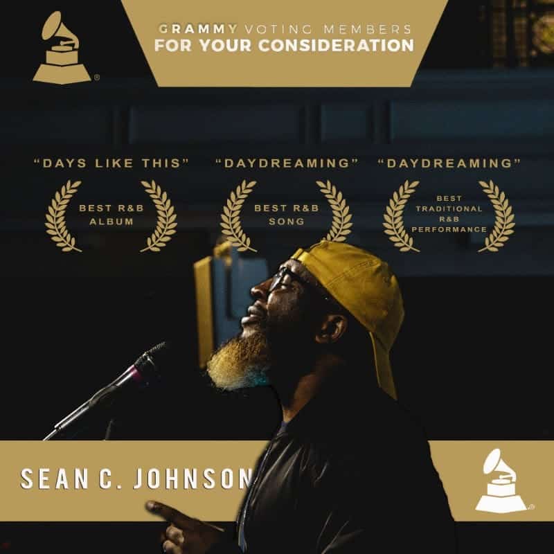 Sean C. Johnson Project “Days Like This” Considered For GRAMMY Awards | @seancjohnson @trackstarz