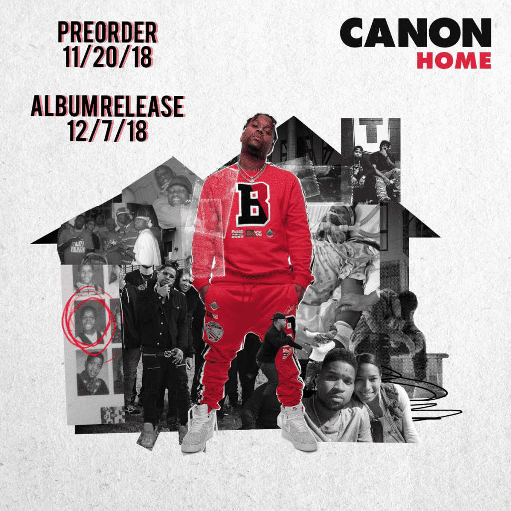 Canon Announces New Album | “Home” | @getthecanon @rmgtweets @trackstarz