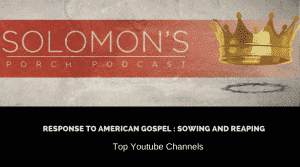 Response to American Gospel : Sowing And Reaping | Top Youtube Channels | @solomonsporchp1 @solomonsporchpodcast @trackstarz