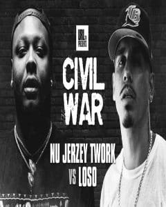 Loso Set To Battle Nu Jerzey Twork at URL “Civil War” Event | @everythingloso @ivhorsemen_ @trackstarz