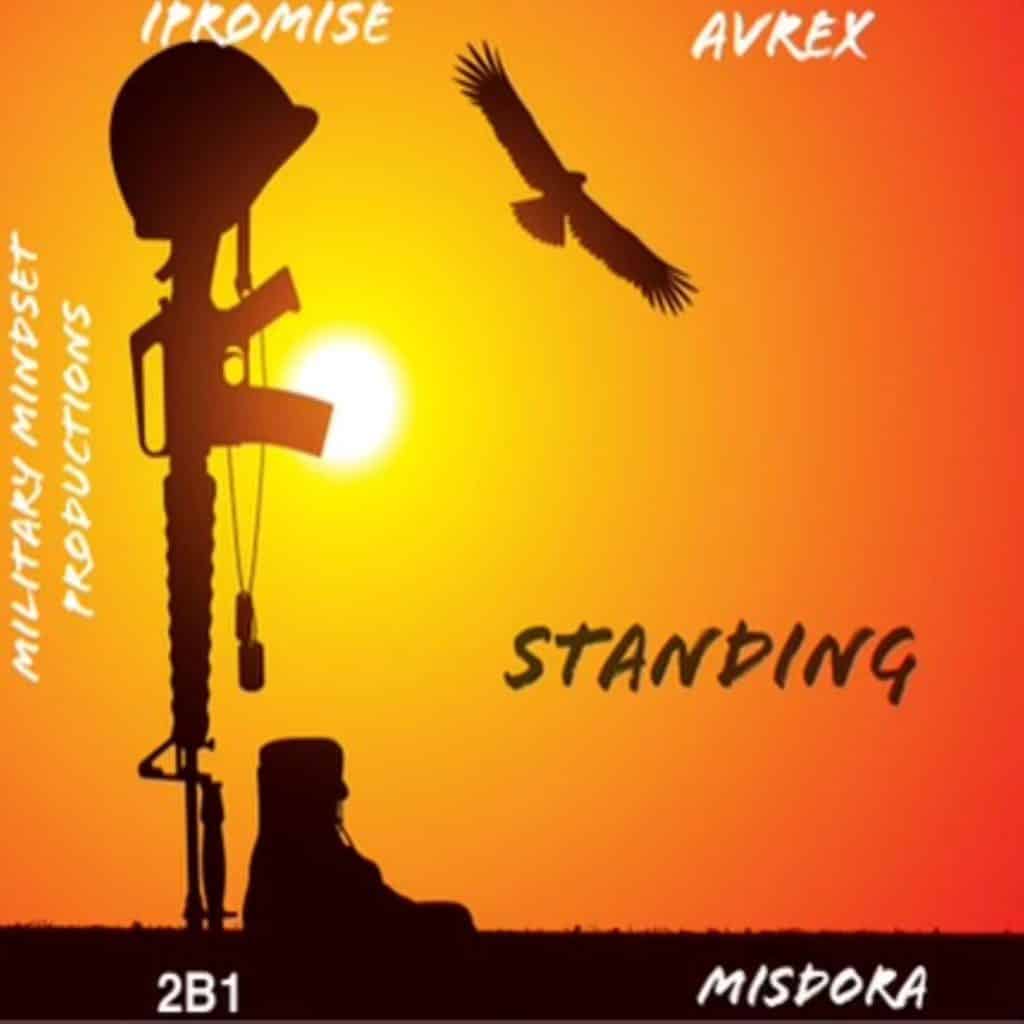 Military Mindset Productions Presents “I’m Standing” featuring Promise, Avrex, Misdora, 2B1 and is produced by Blessed Nazarite, from Military Mindset Productions new album Behind Enemy Lines 3! (@MilitaryMindsetProductions, @Trackstarz)